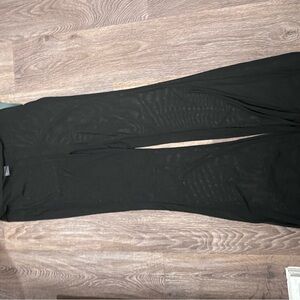 Black Sheer Pants